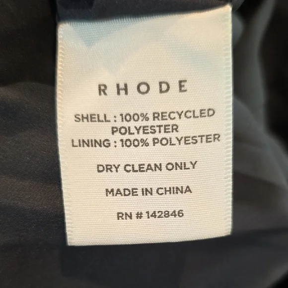 NEW $595 RHODE VIOLA OFF THE SHOULDER BLACK MIDI DRESS SIZE 6 - Picture 13 of 13